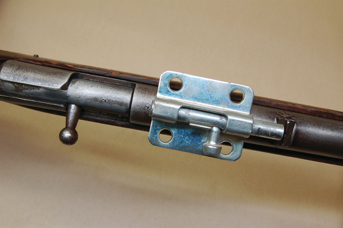 The single-shot bolt action is sometimes said to have been invented by John Browning, with inspiration from the simple door bolt.
